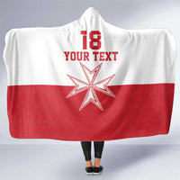 Custom Malta Football Hooded Blanket Tim nazzjonali tal-futbol ta Malta
