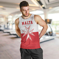 Custom Malta Football Men Tank Top Tim nazzjonali tal-futbol ta Malta