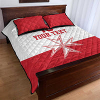 Custom Malta Football Quilt Bed Set Tim nazzjonali tal-futbol ta Malta
