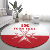 Custom Malta Football Round Carpet Tim nazzjonali tal-futbol ta Malta