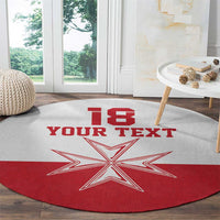 Custom Malta Football Round Carpet Tim nazzjonali tal-futbol ta Malta