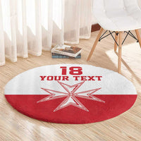 Custom Malta Football Round Carpet Tim nazzjonali tal-futbol ta Malta