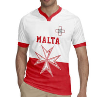 Custom Malta Football Rugby Jersey Tim nazzjonali tal-futbol ta Malta