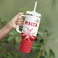 Custom Malta Football Tumbler With Handle Tim nazzjonali tal-futbol ta Malta