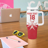Custom Malta Football Tumbler With Handle Tim nazzjonali tal-futbol ta Malta