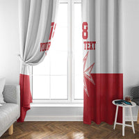 Custom Malta Football Window Curtain Tim nazzjonali tal-futbol ta Malta