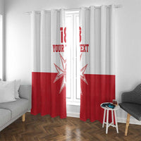 Custom Malta Football Window Curtain Tim nazzjonali tal-futbol ta Malta