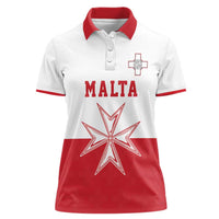 Custom Malta Football Women Polo Shirt Tim nazzjonali tal-futbol ta Malta