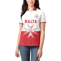Custom Malta Football Women Polo Shirt Tim nazzjonali tal-futbol ta Malta