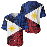 Philippines National Flag Day Baseball Jersey Filipino Tribal Pattern