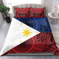 Philippines National Flag Day Bedding Set Filipino Tribal Pattern