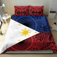 Philippines National Flag Day Bedding Set Filipino Tribal Pattern