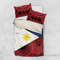 Philippines National Flag Day Bedding Set Filipino Tribal Pattern
