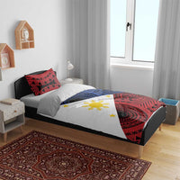 Philippines National Flag Day Bedding Set Filipino Tribal Pattern
