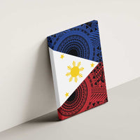 Philippines National Flag Day Canvas Wall Art Filipino Tribal Pattern