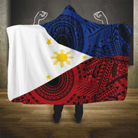 Philippines National Flag Day Hooded Blanket Filipino Tribal Pattern