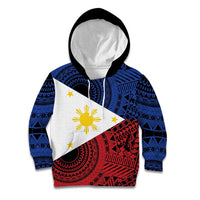 Philippines National Flag Day Kid Hoodie Filipino Tribal Pattern