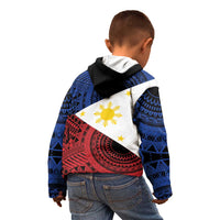 Philippines National Flag Day Kid Hoodie Filipino Tribal Pattern