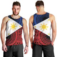 Philippines National Flag Day Men Tank Top Filipino Tribal Pattern
