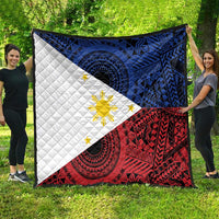 Philippines National Flag Day Quilt Filipino Tribal Pattern