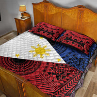 Philippines National Flag Day Quilt Bed Set Filipino Tribal Pattern