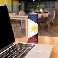 Philippines National Flag Day Skinny Tumbler Filipino Tribal Pattern