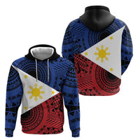 Philippines National Flag Day Zip Hoodie Filipino Tribal Pattern