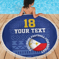 Custom Philippines Football Beach Blanket Pambansang koponan ng futbol ng Pilipinas
