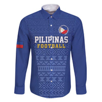 Custom Philippines Football Family Matching Off Shoulder Maxi Dress and Hawaiian Shirt Pambansang koponan ng futbol ng Pilipinas
