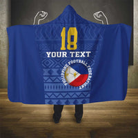 Custom Philippines Football Hooded Blanket Pambansang koponan ng futbol ng Pilipinas