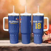 Custom Philippines Football Tumbler With Handle Pambansang koponan ng futbol ng Pilipinas
