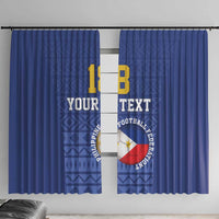 Custom Philippines Football Window Curtain Pambansang koponan ng futbol ng Pilipinas