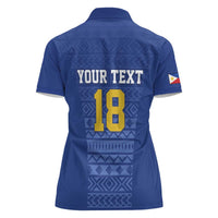 Custom Philippines Football Women Polo Shirt Pambansang koponan ng futbol ng Pilipinas