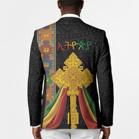 Ethiopia Lion Cross Blazer Habesha Heritage Style