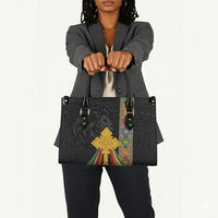 Ethiopia Lion Cross Leather Bag Habesha Heritage Style