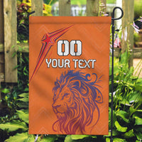 Custom Netherlands Football Garden Flag Oranje Lion - Wonder Print Shop