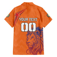 Custom Netherlands Football Hawaiian Shirt Oranje Lion - Wonder Print Shop