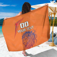 Custom Netherlands Football Sarong Oranje Lion - Wonder Print Shop