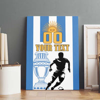 Custom Argentina Football Canvas Wall Art We Are The Champions - Wonder Print Shop