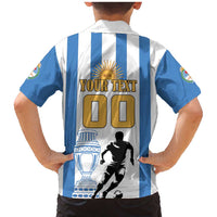 Custom Argentina Football Family Matching Mermaid Dress and Hawaiian Shirt We Are The Champions - Wonder Print Shop