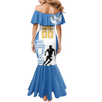 Custom Argentina Football Family Matching Mermaid Dress and Hawaiian Shirt We Are The Champions - Wonder Print Shop
