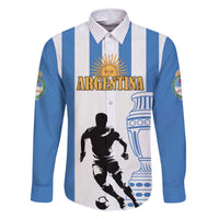 Custom Argentina Football Family Matching Off The Shoulder Long Sleeve Dress and Hawaiian Shirt We Are The Champions - Wonder Print Shop