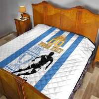 Custom Argentina Football Quilt We Are The Champions - Wonder Print Shop