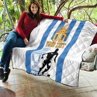 Custom Argentina Football Quilt We Are The Champions - Wonder Print Shop