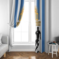 Custom Argentina Football Window Curtain We Are The Champions - Wonder Print Shop