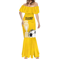 Custom Colombia Football Mermaid Dress Go Champions - Wonder Print Shop