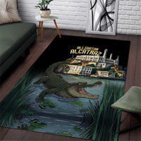 Everglades Alligator Alcatraz Florida Area Rug - Wonder Print Shop