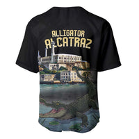 Everglades Alligator Alcatraz Florida Baseball Jersey - Wonder Print Shop