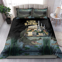 Everglades Alligator Alcatraz Florida Bedding Set - Wonder Print Shop