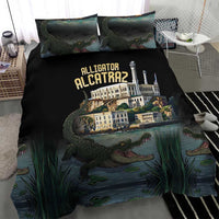 Everglades Alligator Alcatraz Florida Bedding Set - Wonder Print Shop
